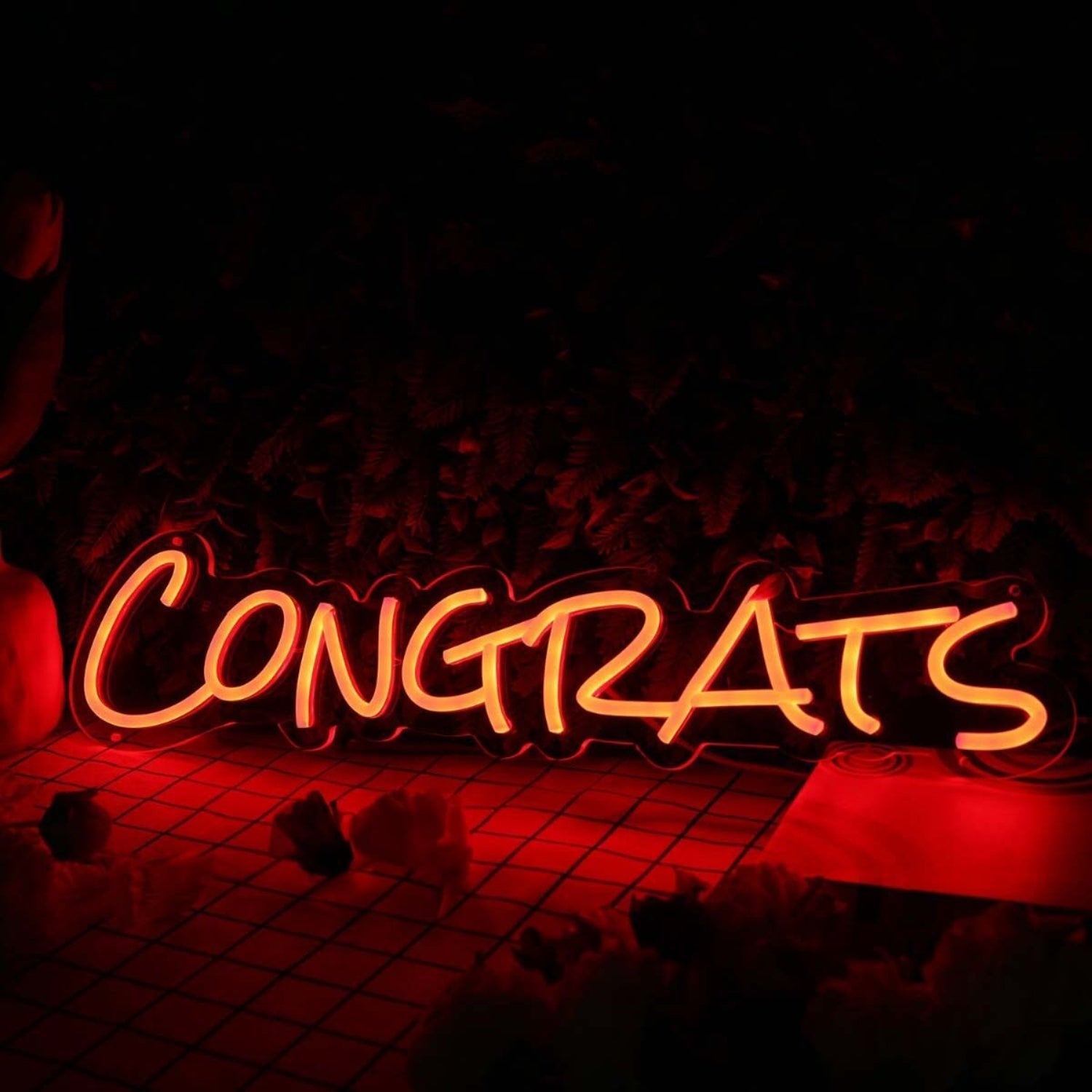 Congrats Oranges Led Neon Sign - Shineneon