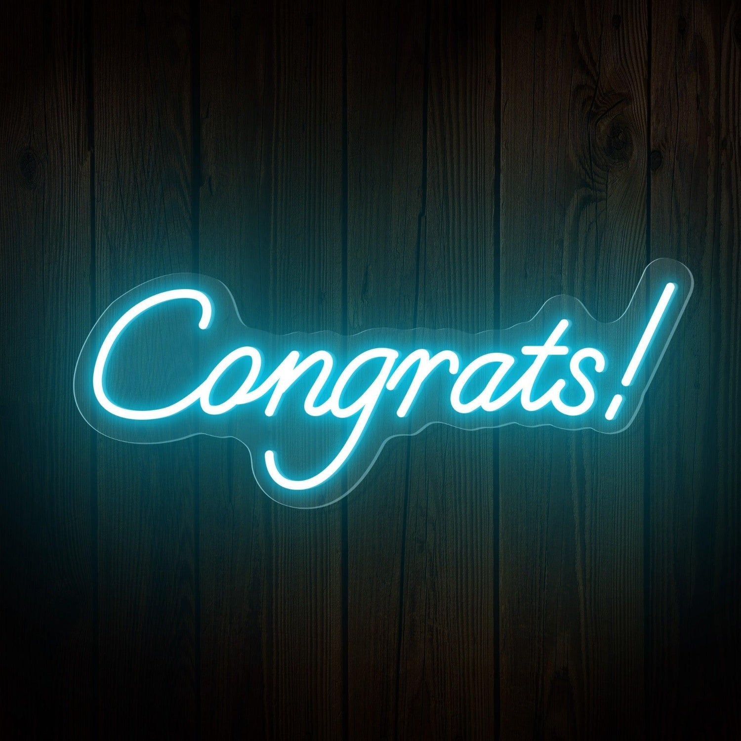Congrats Warm White Led Neon Sign Indoor Celebration Decor | Shineneon