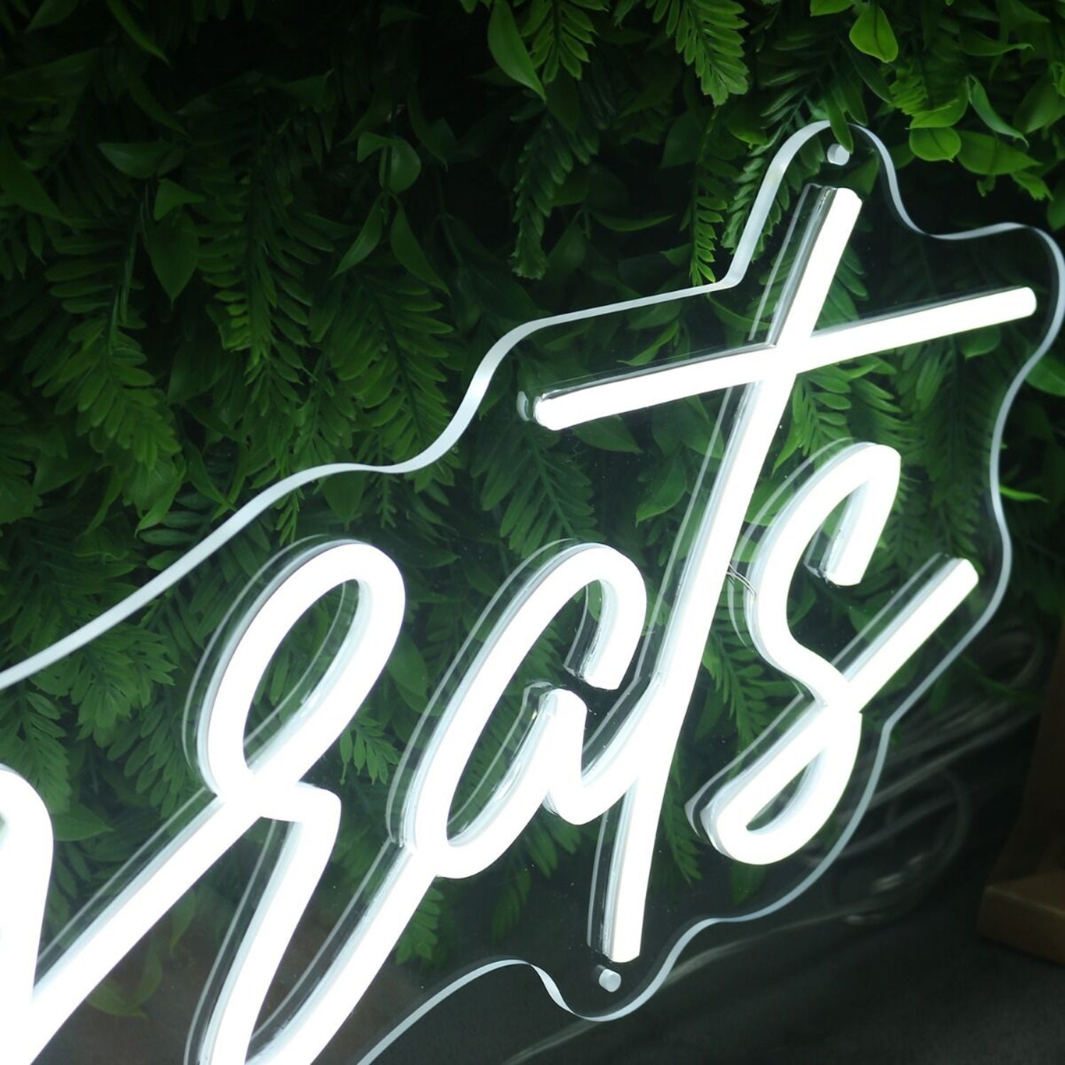 Congrats White Custom Led Neon Sign | Shineneon