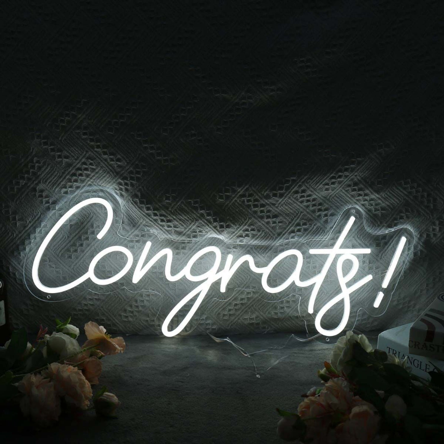 Congrats White Neon Sign | Shineneon