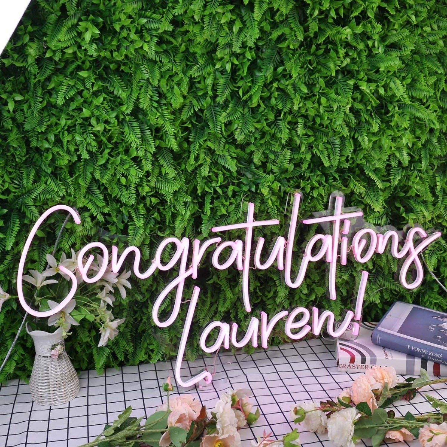 Congratulations Lauren Custom Led Neon Sign - Shineneon