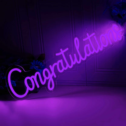 Congratulations Neon Sign | Shineneon