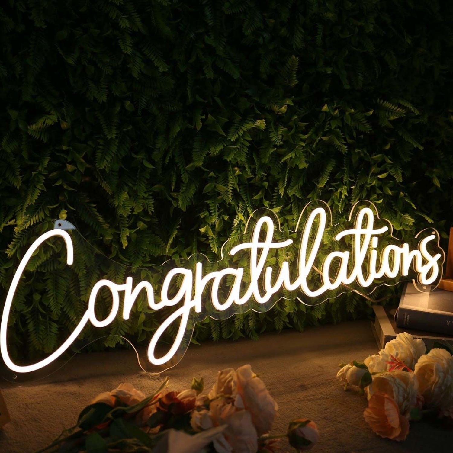 Congratulations Yellow Custom Led Neon Sign - Shineneon
