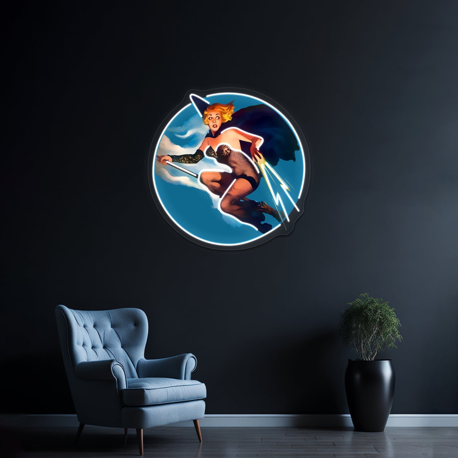 Conjure Wife Artwork Business Led Sign - Shineneon