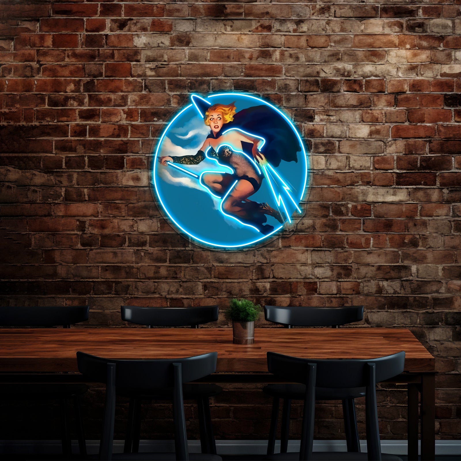 Conjure Wife Artwork Business Led Sign - Shineneon