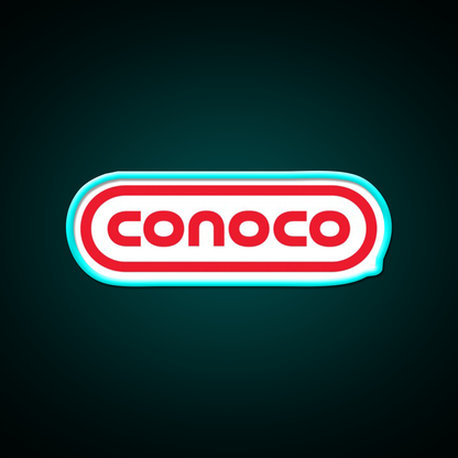 Conoco Cocktail Bar Decor Led Neon Sign Rgb Color - Size and dimension reference