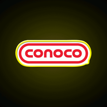 Conoco Cocktail Bar Decor Led Neon Sign Rgb Color - Custom LED neon sign front view