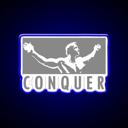 Conquer Gym Fitness Led Neon Sign Rgb Color