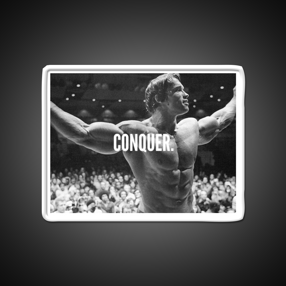 Conquer Gym Fitness Led Neon Sign Gym Room Sign Rgb Color