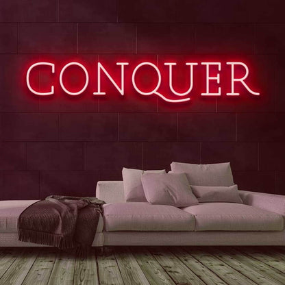 Conquer Led Neon Sign - Shineneon