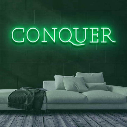 Conquer Led Neon Sign - Shineneon