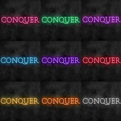 Conquer Led Neon Sign - Shineneon