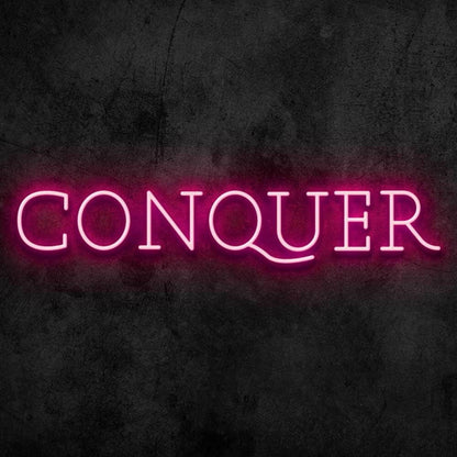 Conquer Led Neon Sign - Shineneon
