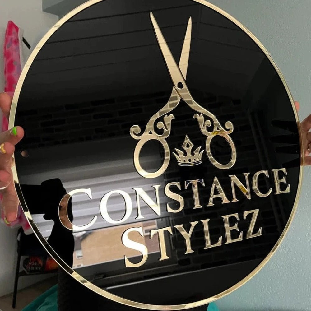 Constance Stylez Acrylic Business Logo Sign - Shineneon