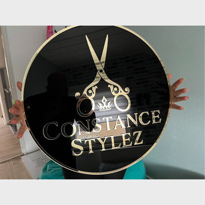 Constance Stylez Acrylic Business Logo Sign - Shineneon