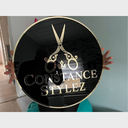 Constance Stylez Acrylic Business Logo Sign - Shineneon