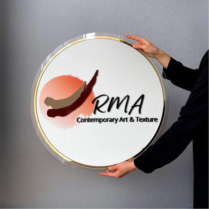 Contemporary Art And Texture Acrylic Business Logo Sign - Shineneon