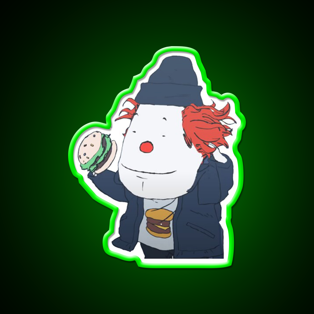 Content Steve Fast Food Led Neon Sign For Burger Place Rgb Color