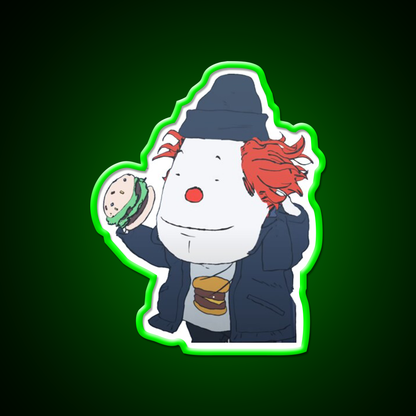 Content Steve Fast Food Led Neon Sign For Burger Place Rgb Color