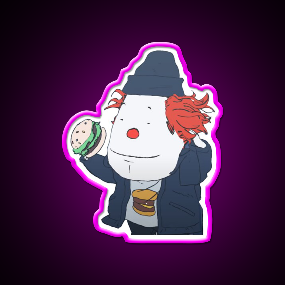 Content Steve Fast Food Led Neon Sign For Burger Place Rgb Color