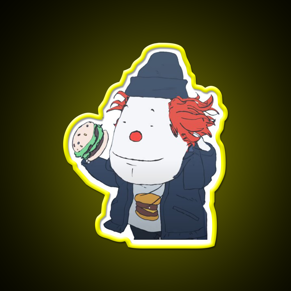 Content Steve Fast Food Led Neon Sign For Burger Place Rgb Color