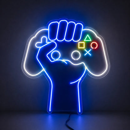 Controller Fist Neon Sign LED Neon Sign main product image