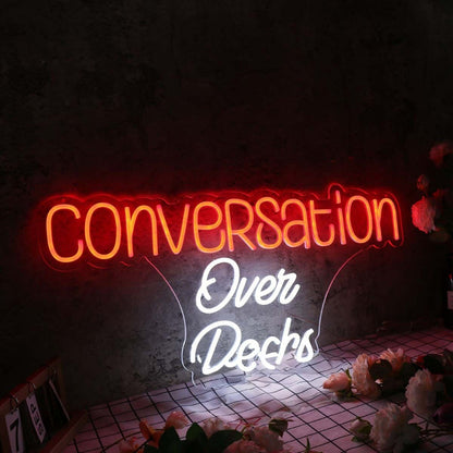 Conversation Over Rocks Custom Led Neon Sign - Shineneon