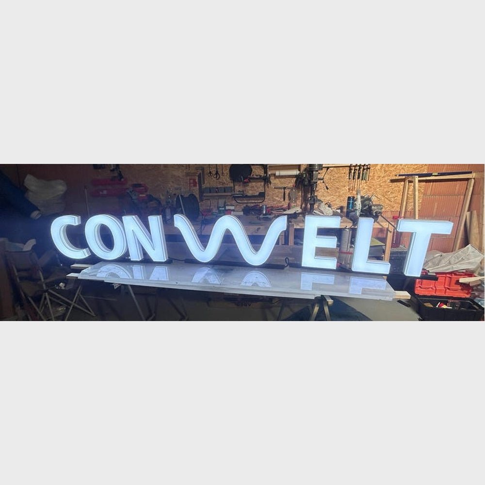 Convwelt 3D Frontlit And Backlit Channel Letter Led Light Sign - Shineneon