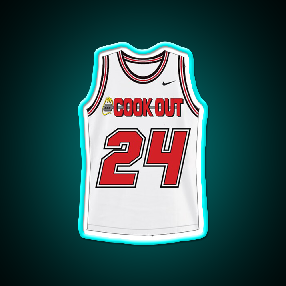 Cook Out Jersey Fast Food Led Neon Sign For Burger Place Rgb Color