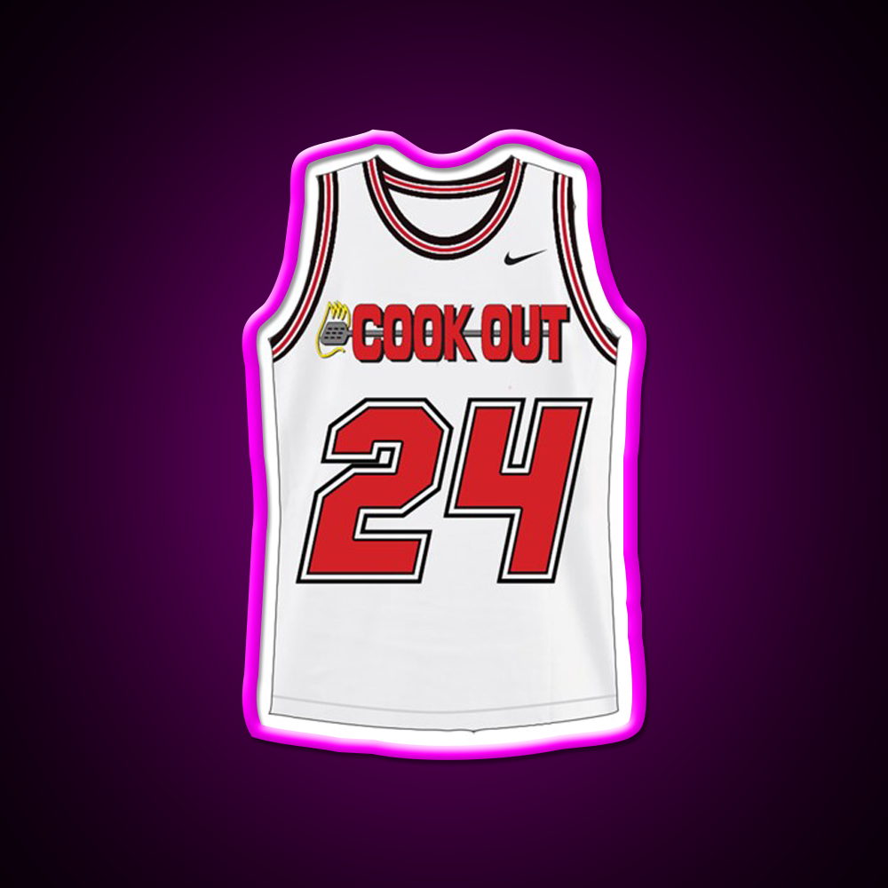 Cook Out Jersey Fast Food Led Neon Sign For Burger Place Rgb Color