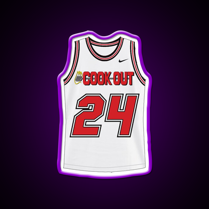 Cook Out Jersey Fast Food Led Neon Sign For Burger Place Rgb Color