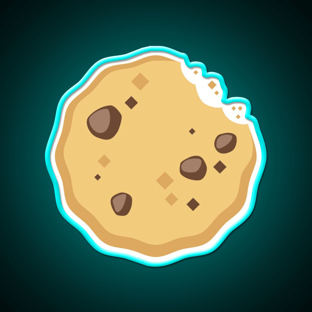 Cookie Emoji Snack Food Led Neon Sign Rgb Color - Shineneon