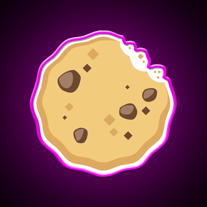 Cookie Emoji Snack Food Led Neon Sign Rgb Color - Shineneon