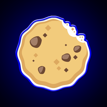 Cookie Emoji Snack Food Led Neon Sign Rgb Color - Shineneon