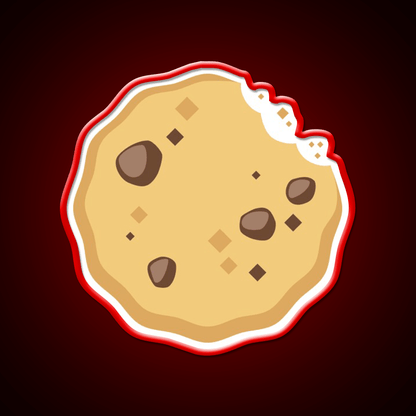 Cookie Emoji Snack Food Led Neon Sign Rgb Color - Shineneon
