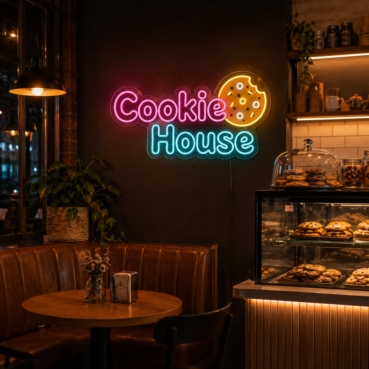 Cookie House LED Neon Sign - 02 High-Converting Product Image