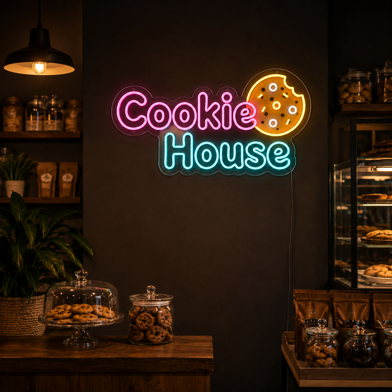 Cookie House LED Neon Sign - 04 Size Image