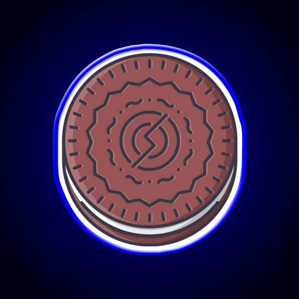 Cookie Snack Food Led Neon Sign For Vending Area Rgb Color - Shineneon