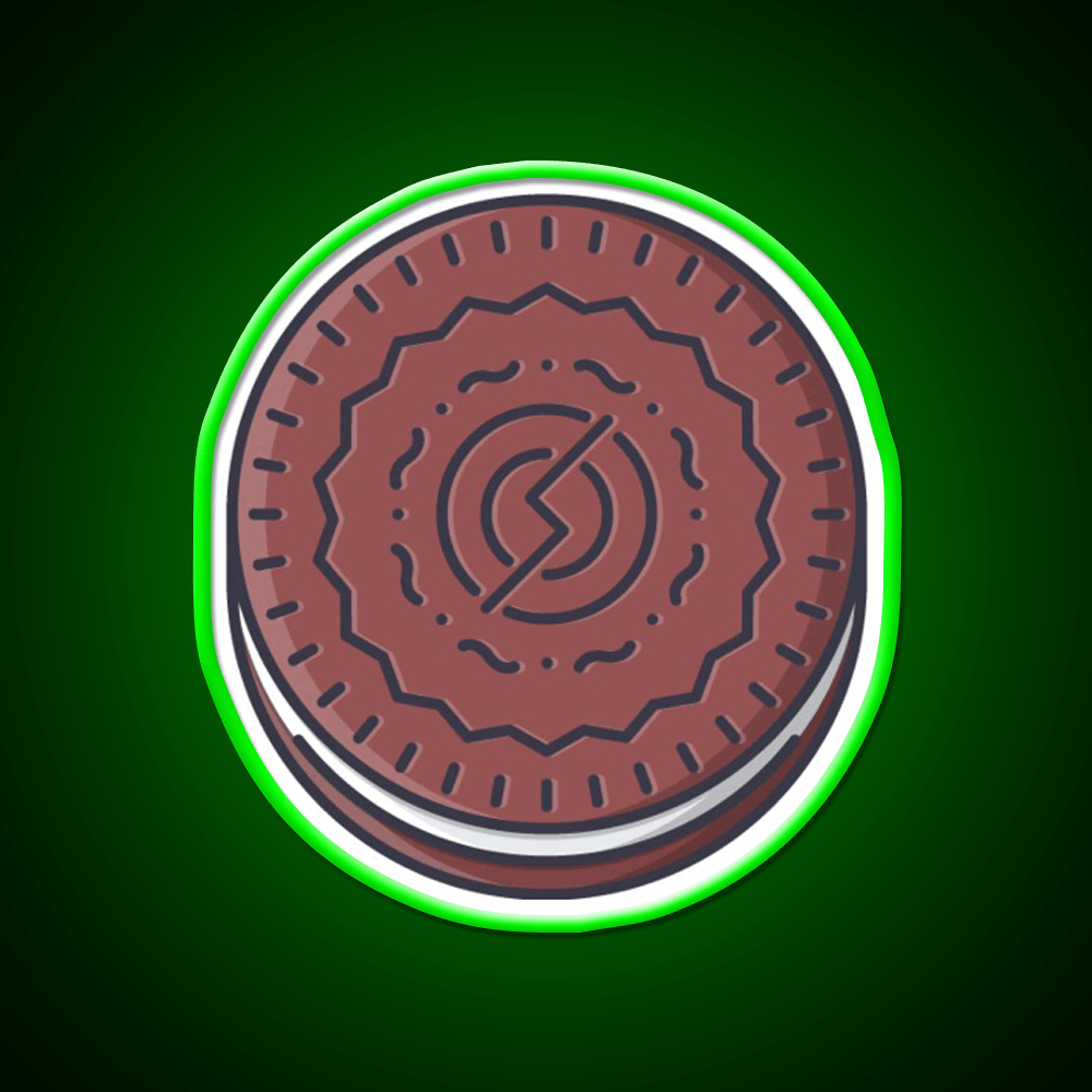 Cookie Snack Food Led Neon Sign For Vending Area Rgb Color - Shineneon