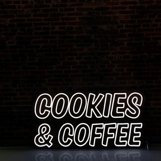 Cookies And Coffee Led Sign Business Neon Sign