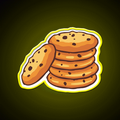 Cookies Snack Food Led Neon Sign Rgb Color - Custom LED neon sign front view
