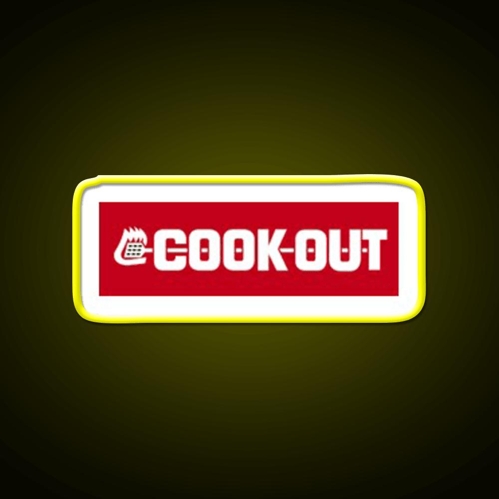 Cookout Fast Food Led Neon Sign For Burger Place Neon Sign Rgb Color - Shineneon
