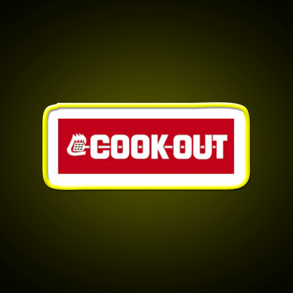 Cookout Fast Food Led Neon Sign For Burger Place Neon Sign Rgb Color - Shineneon