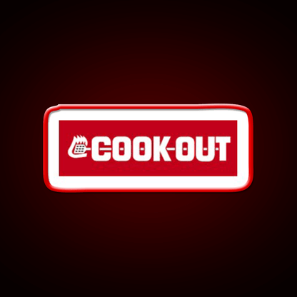 Cookout Fast Food Led Neon Sign For Burger Place Neon Sign Rgb Color - Shineneon