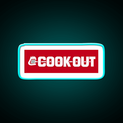 Cookout Fast Food Led Neon Sign For Burger Place Neon Sign Rgb Color - Shineneon