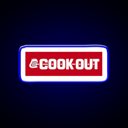 Cookout Fast Food Led Neon Sign For Burger Place Neon Sign Rgb Color - Shineneon