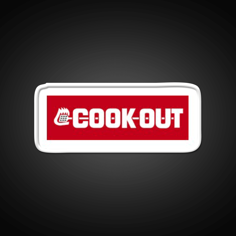 Cookout Fast Food Led Neon Sign For Burger Place Neon Sign Rgb Color - Shineneon