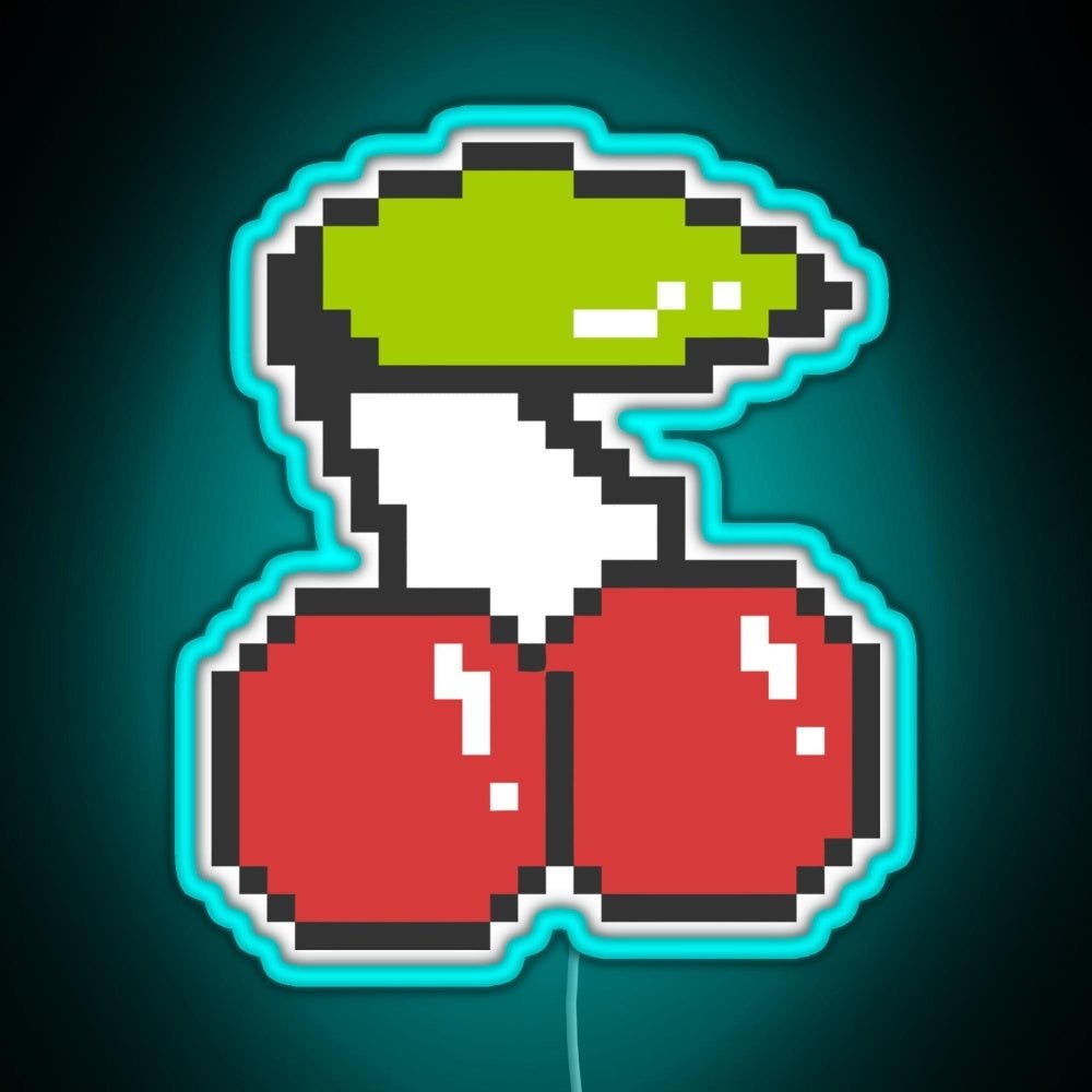 Cool 8 Bit Cherry Rgb Neon Sign - Shineneon