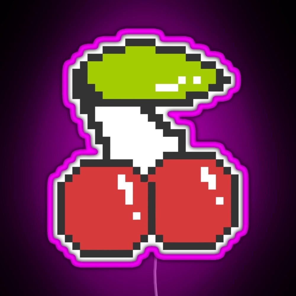 Cool 8 Bit Cherry Rgb Neon Sign - Shineneon