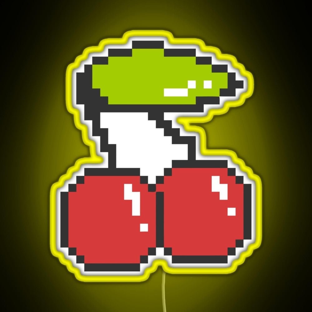 Cool 8 Bit Cherry Rgb Neon Sign - Shineneon